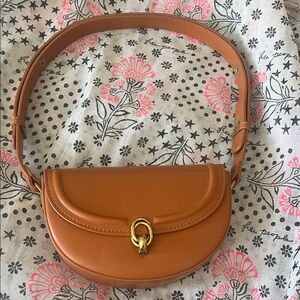 Tan shoulder bag